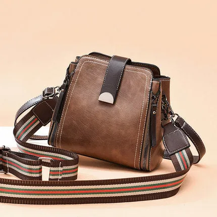 2022 New Arrival Fashion All-match Korean Soft Leather Shoulder Messenger Bag