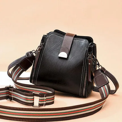 2022 New Arrival Fashion All-match Korean Soft Leather Shoulder Messenger Bag