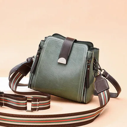 2022 New Arrival Fashion All-match Korean Soft Leather Shoulder Messenger Bag