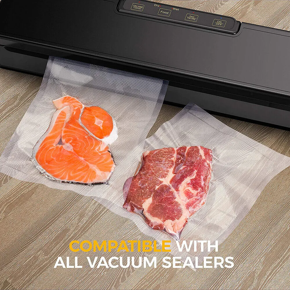 2ROLLS 28CM Vacuum Sealer Bags Rolls | Vacuum Food Saver | Storage Seal | 6M