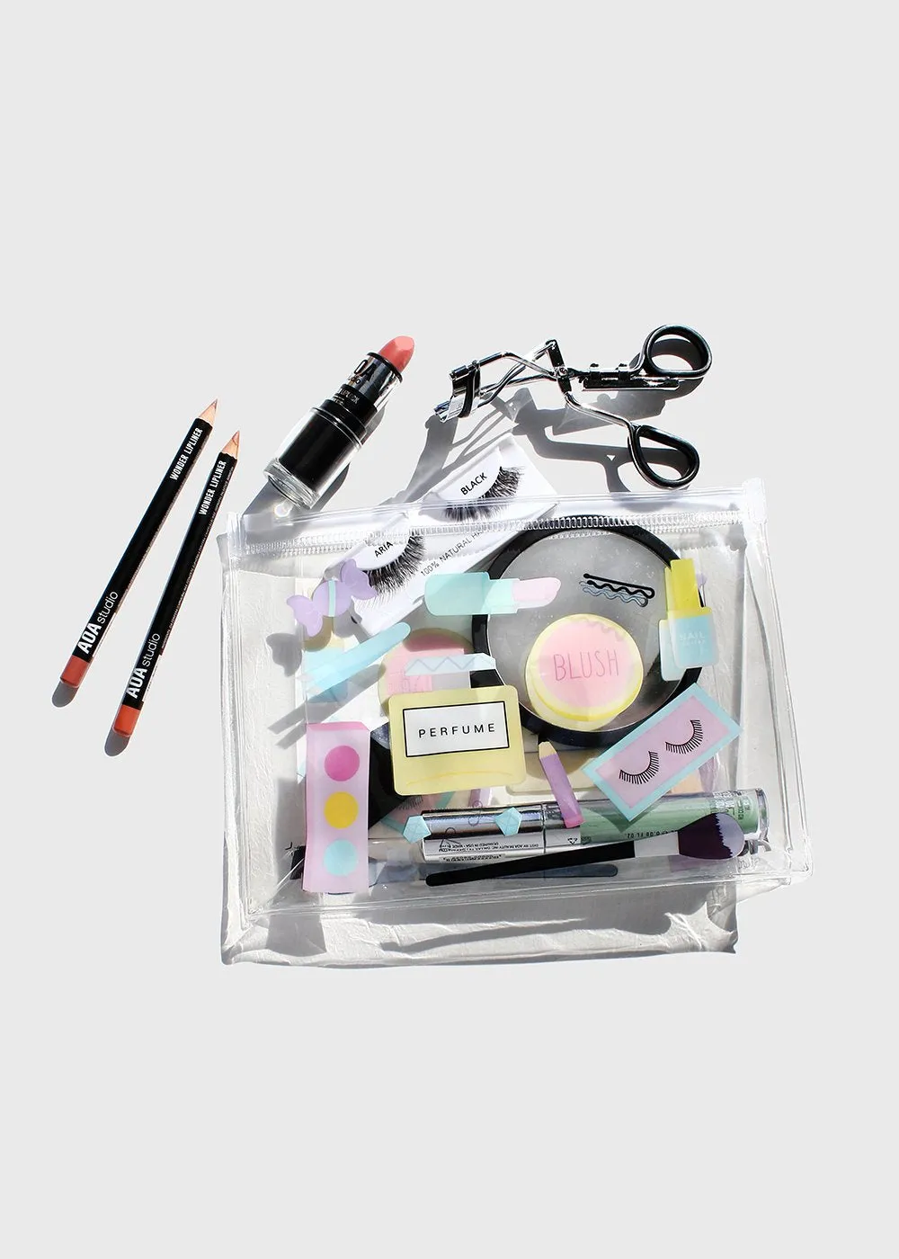 AOA Clear Makeup Pouch - Beauty Kit