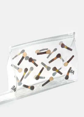 AOA Clear Makeup Pouch - Brushes