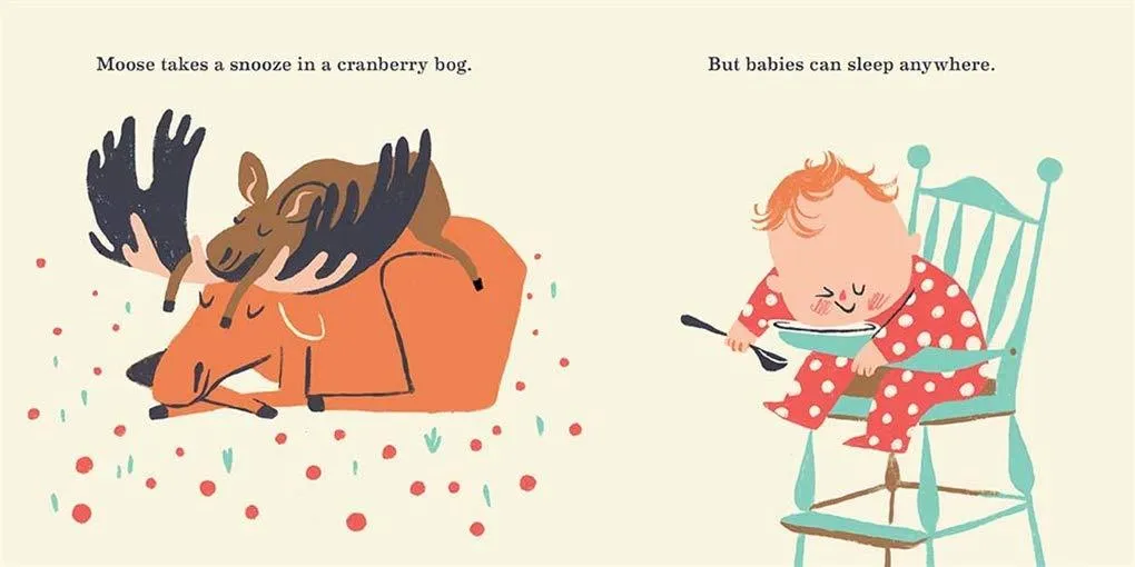 Babies Can Sleep Anywhere - Board Book