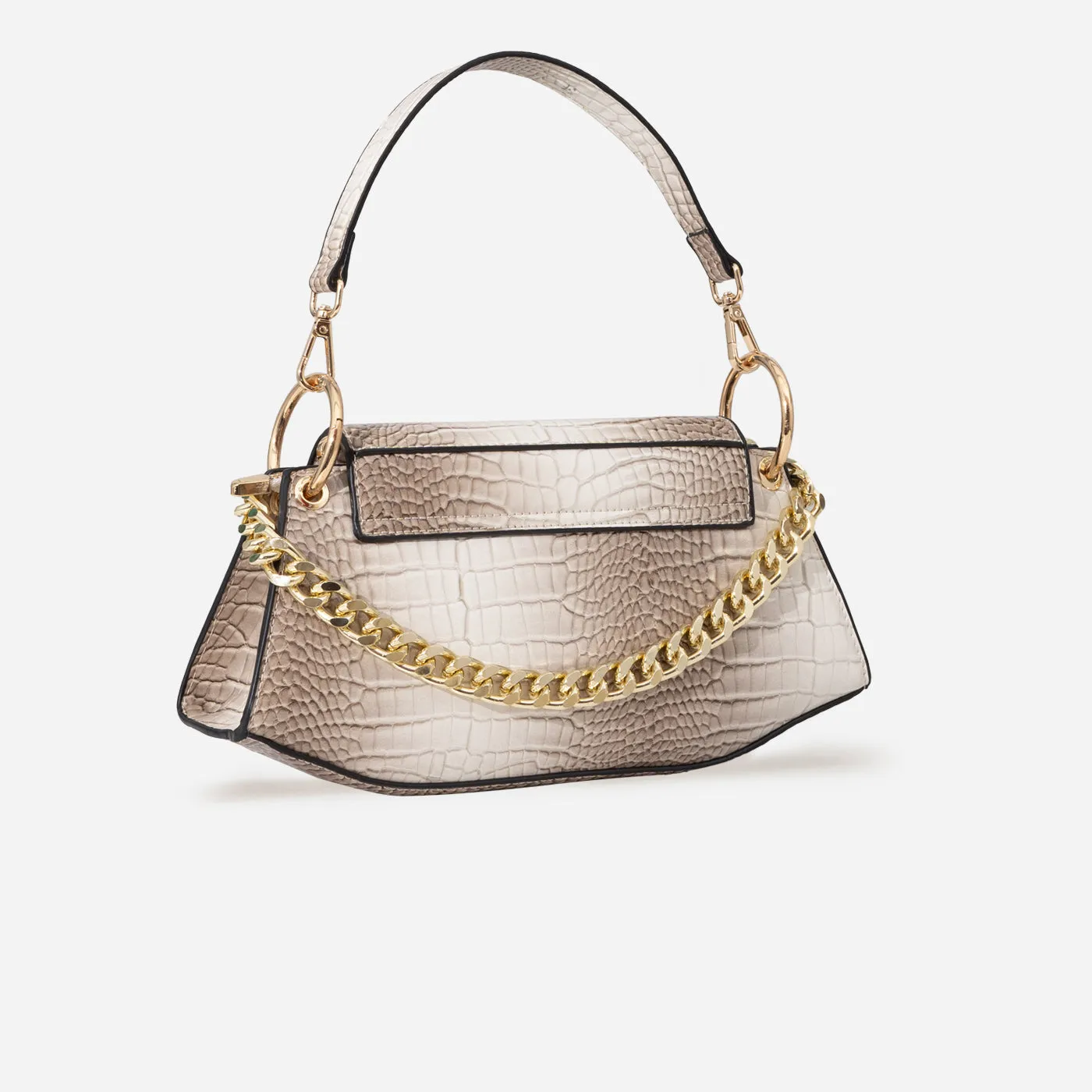 Bamboo Croc Shoulder Gerald Bags