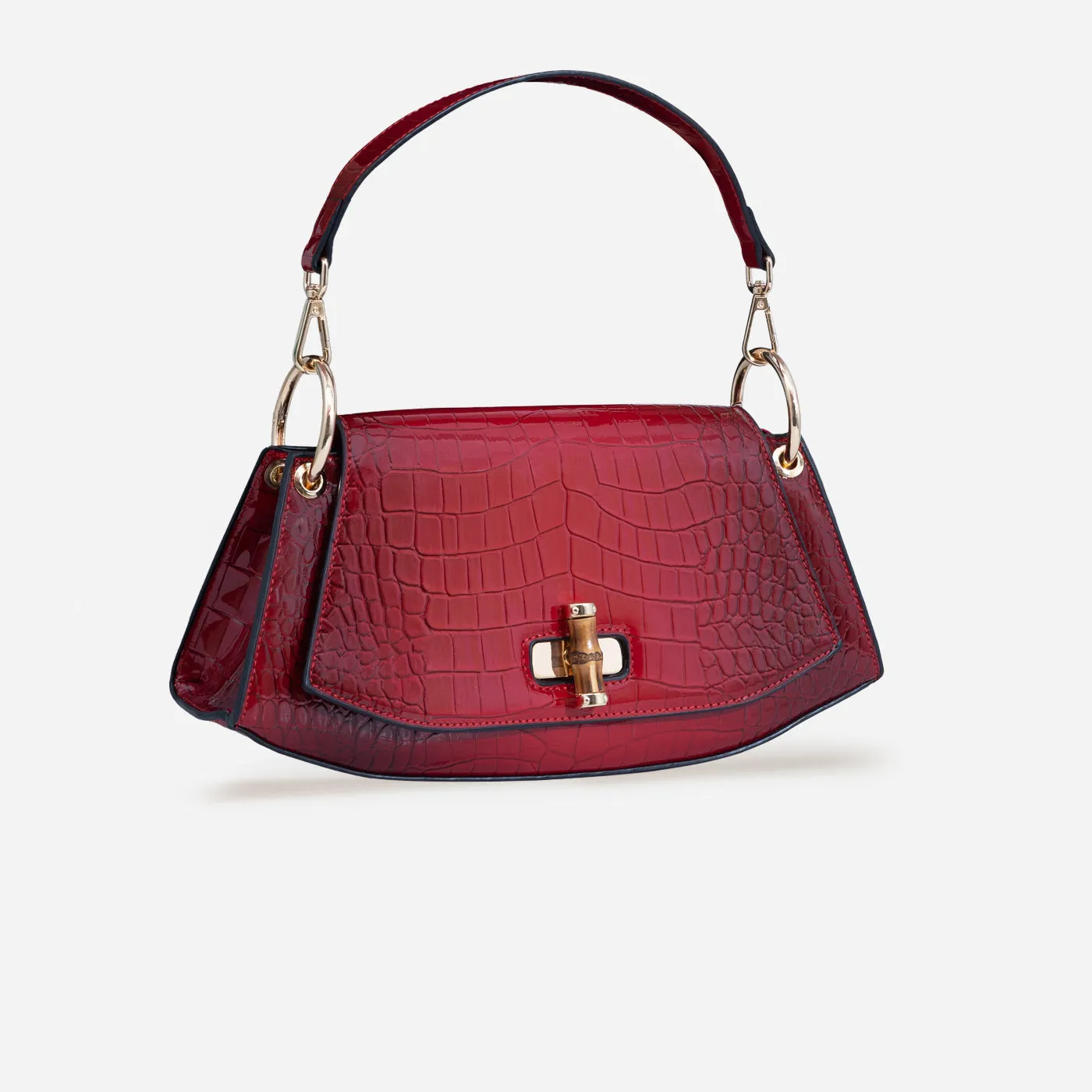 Bamboo Croc Shoulder Gerald Bags