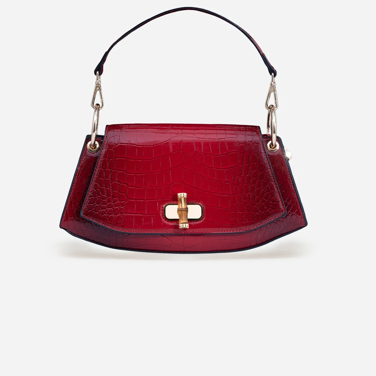 Bamboo Croc Shoulder Gerald Bags