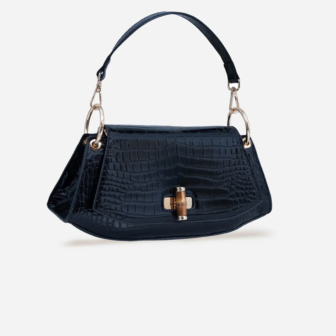 Bamboo Croc Shoulder Gerald Bags