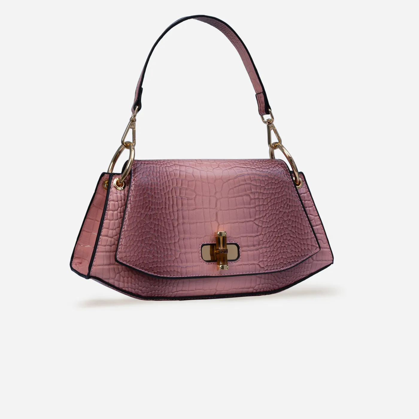 Bamboo Croc Shoulder Gerald Bags