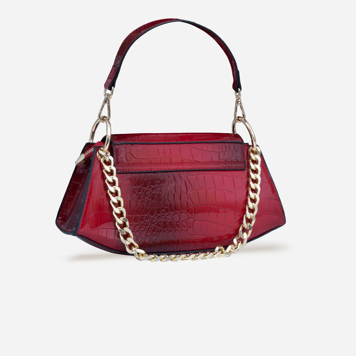 Bamboo Croc Shoulder Gerald Bags