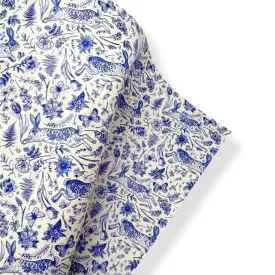 BUNNY RABBITS & PLANTS PREMIUM FAUX LEATHER FABRICS
