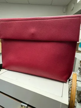 Burgundy Laptop Clutch