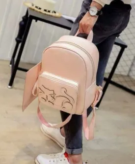 Cartoon Backpack Women's Student School Bag 017926