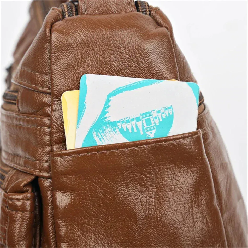 Claudia | Vintage Charm Soft Zip Bag