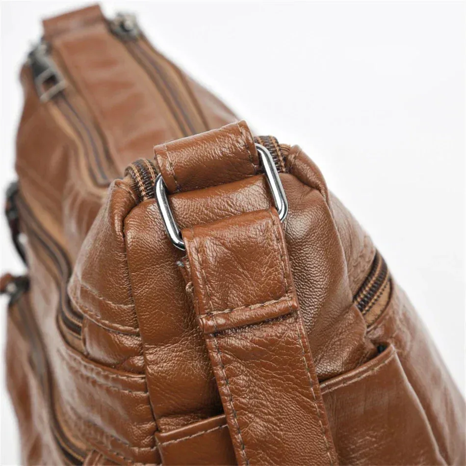 Claudia | Vintage Charm Soft Zip Bag