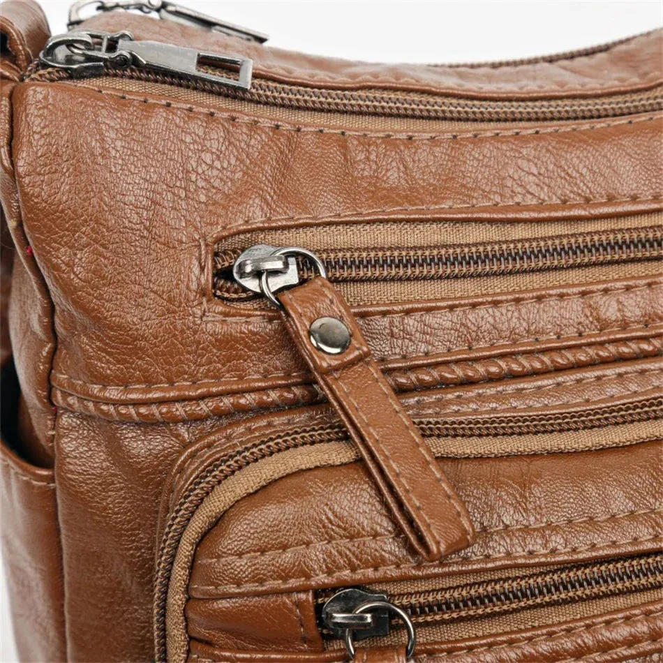 Claudia | Vintage Charm Soft Zip Bag