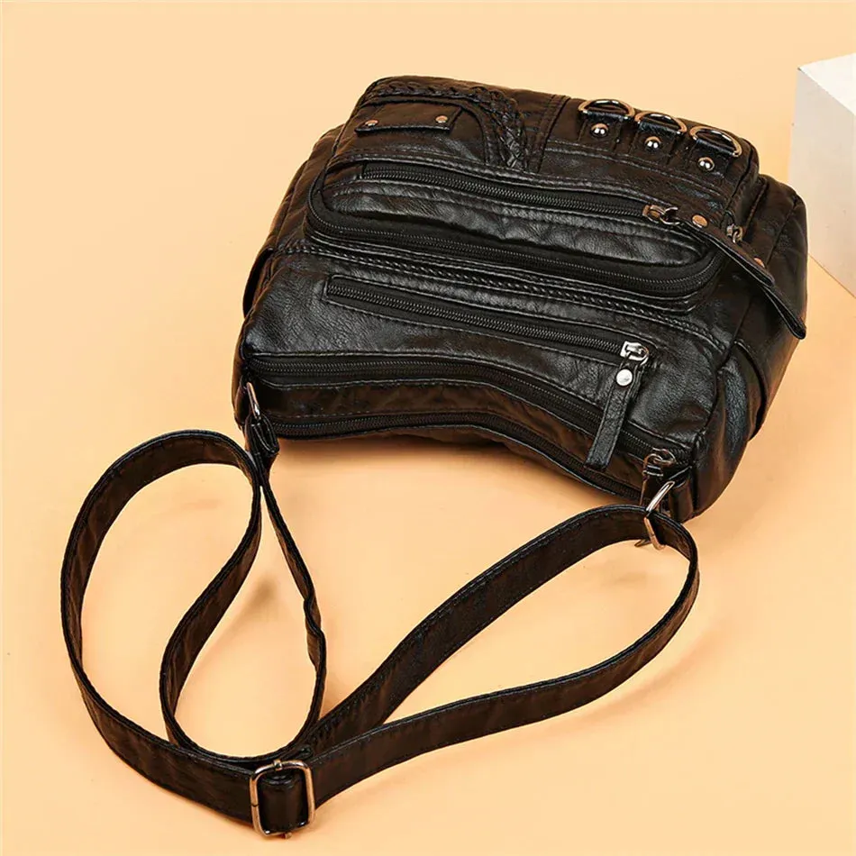 Claudia | Vintage Charm Soft Zip Bag