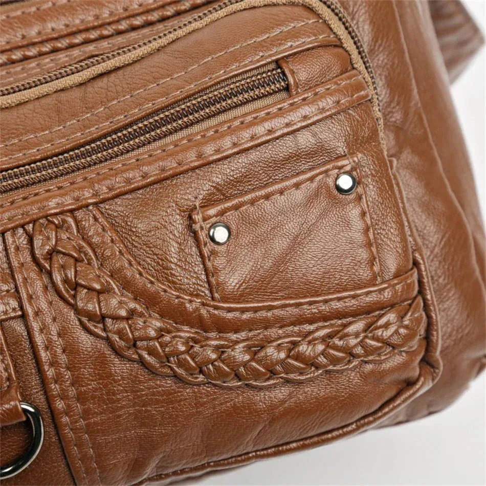 Claudia | Vintage Charm Soft Zip Bag