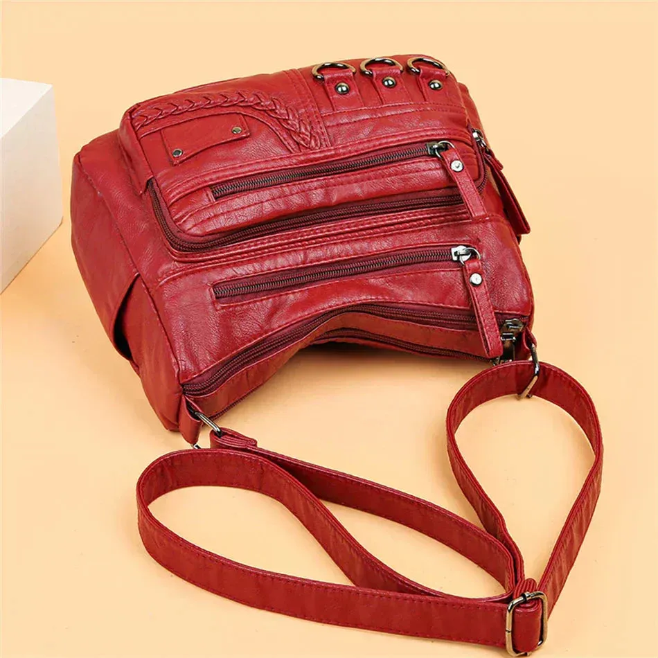 Claudia | Vintage Charm Soft Zip Bag