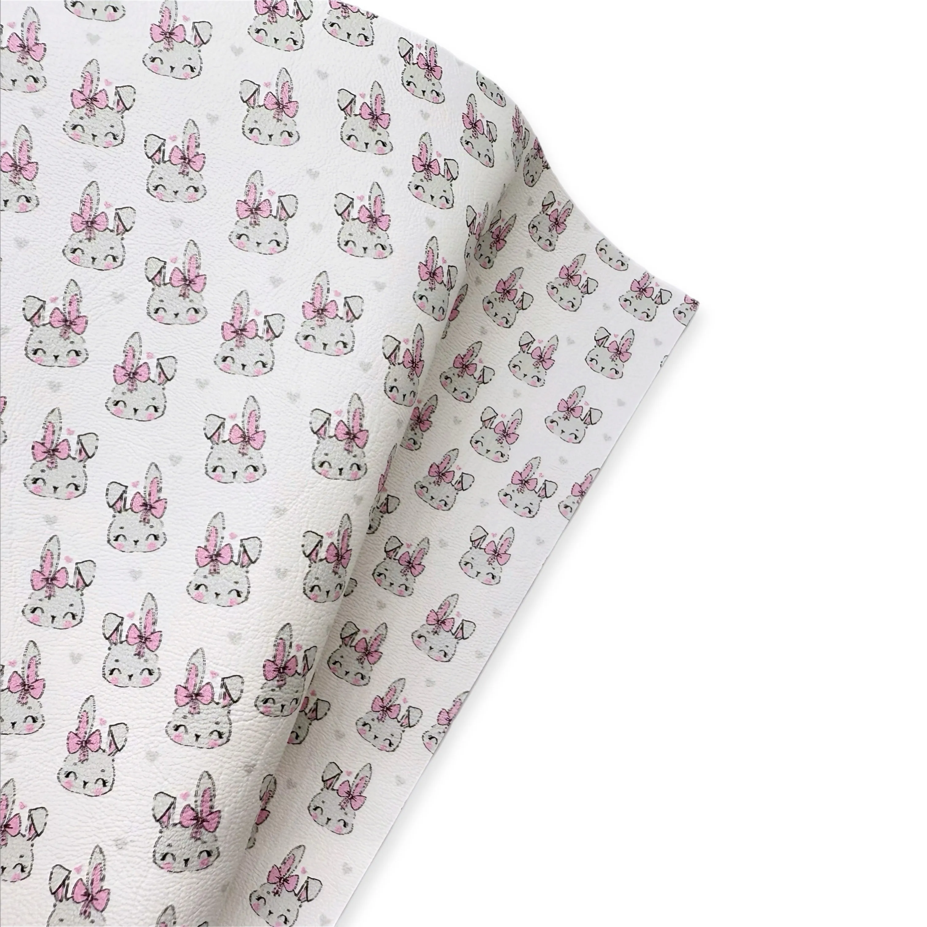 CUTEST BUNNY BOW PREMIUM FAUX LEATHER FABRICS