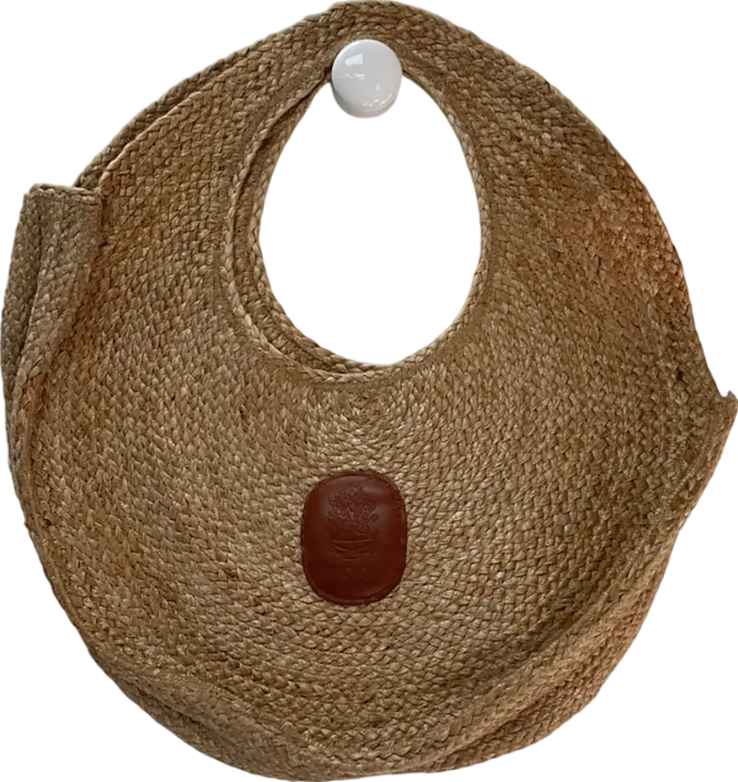 Diptyque Beige Straw Shoulder Bag One Size