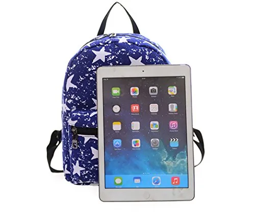 Eaglebeky Lightweight Canvas School Bag Girls Mini Casual Daypack Backpack (Style 17)