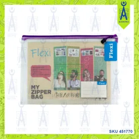 FLEXI TRANSPERANT MY ZIPPER BAG WB -841