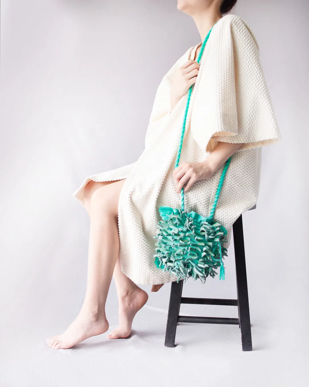 Handwoven Crossbody Leather Bag
