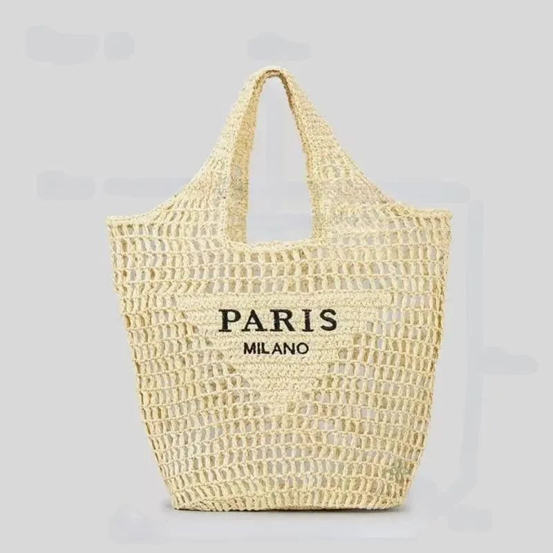 Handwoven Straw Summer Shoulder Bag for Women – Spacious Hollow Out Design, Perfect for Summer Beach Vacations & Casual Outings