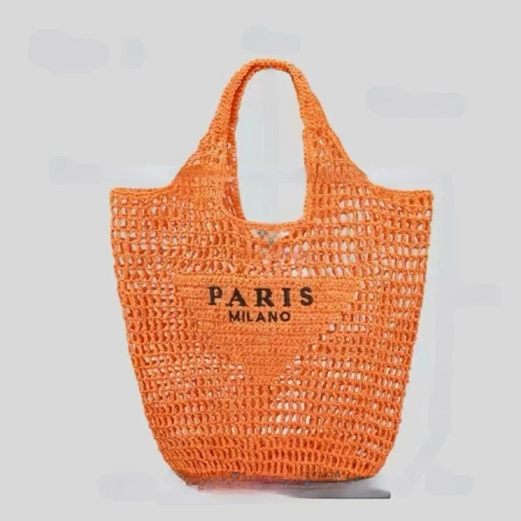Handwoven Straw Summer Shoulder Bag for Women – Spacious Hollow Out Design, Perfect for Summer Beach Vacations & Casual Outings