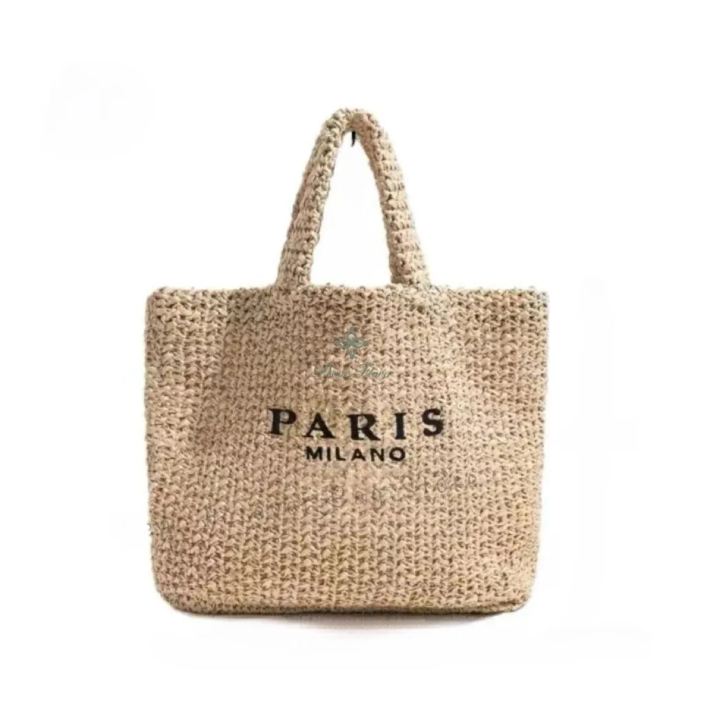 Handwoven Straw Summer Shoulder Bag for Women – Spacious Hollow Out Design, Perfect for Summer Beach Vacations & Casual Outings