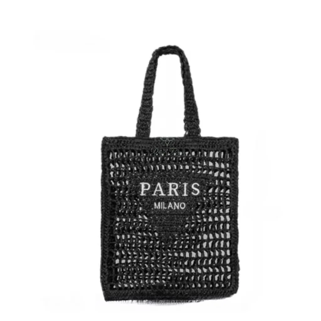 Handwoven Straw Summer Shoulder Bag for Women – Spacious Hollow Out Design, Perfect for Summer Beach Vacations & Casual Outings