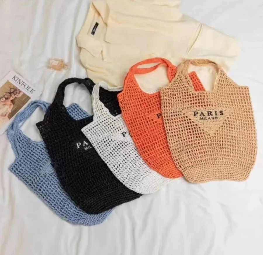 Handwoven Straw Summer Shoulder Bag for Women – Spacious Hollow Out Design, Perfect for Summer Beach Vacations & Casual Outings