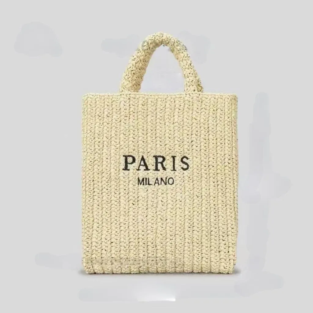 Handwoven Straw Summer Shoulder Bag for Women – Spacious Hollow Out Design, Perfect for Summer Beach Vacations & Casual Outings