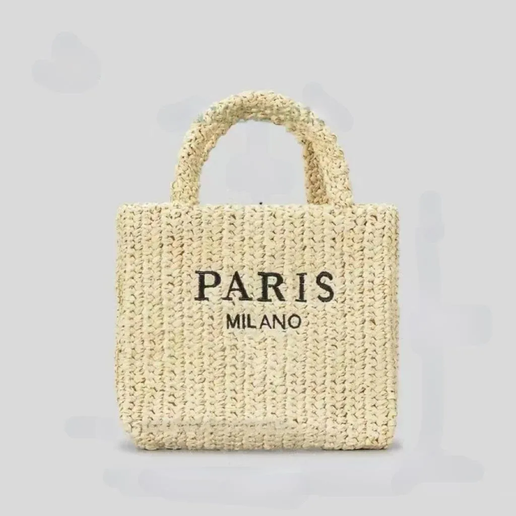 Handwoven Straw Summer Shoulder Bag for Women – Spacious Hollow Out Design, Perfect for Summer Beach Vacations & Casual Outings