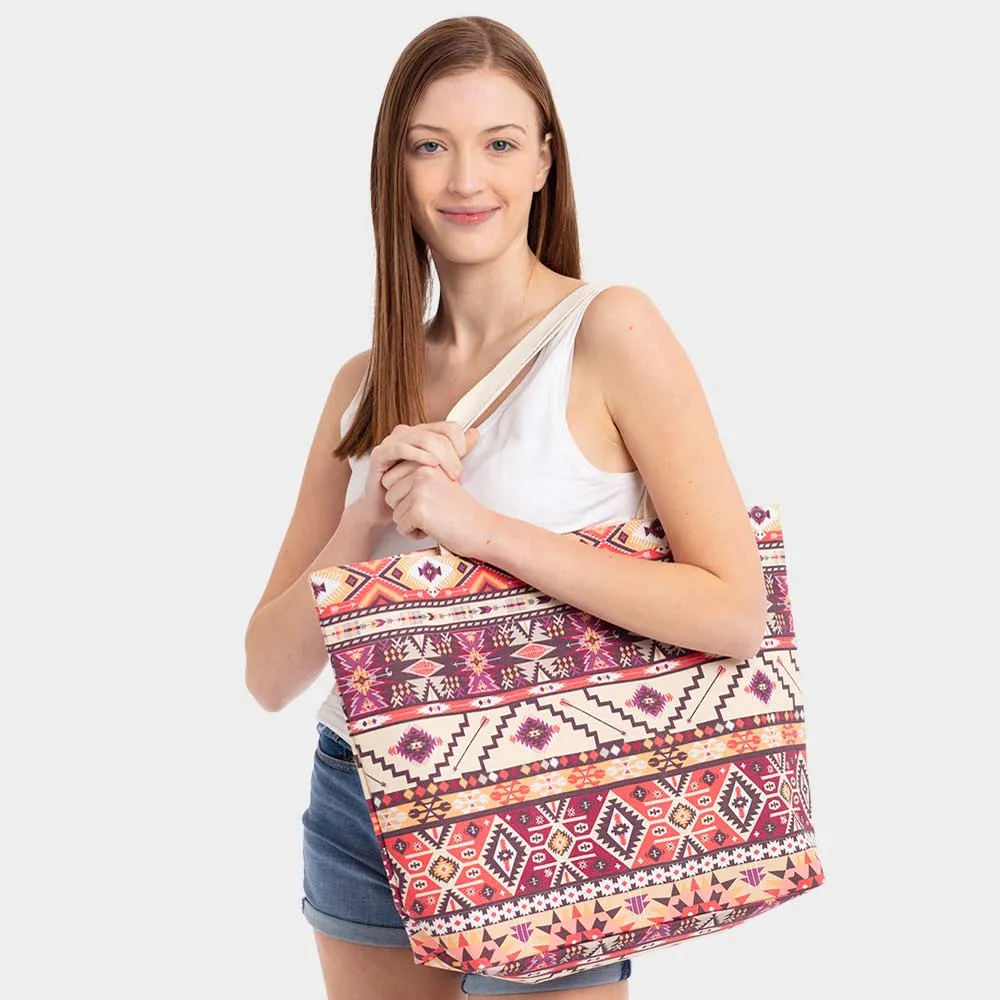 iLLASPARKZ Aztec Pattern Tote Bag