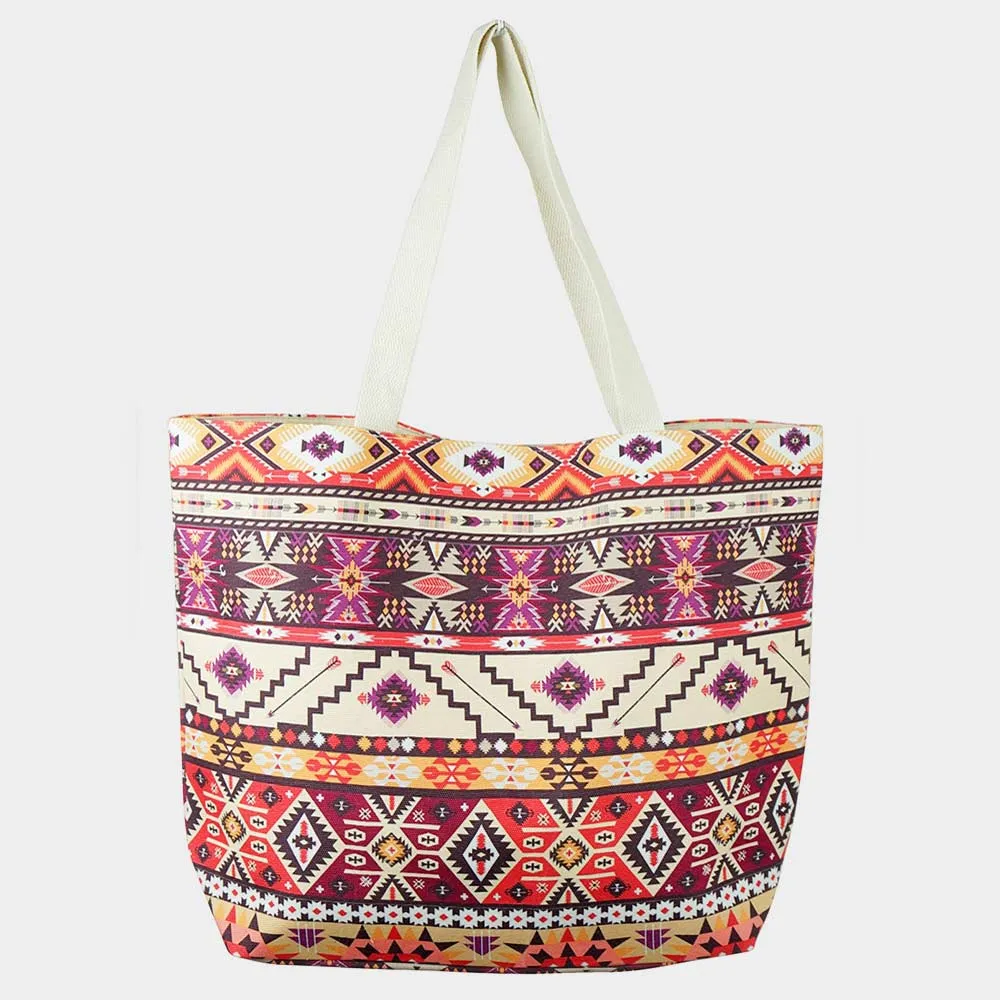 iLLASPARKZ Aztec Pattern Tote Bag