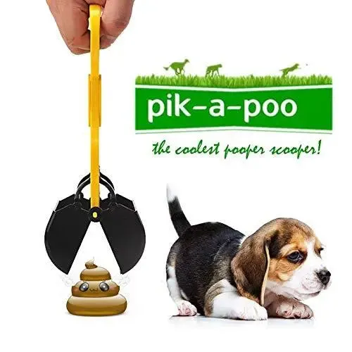 Jacky Treats Jaw Clamp Poop, Litter Scooper (26-Inch) for Large Dogs, Small Dogs, Puppies, Cats (Colour May Vary)