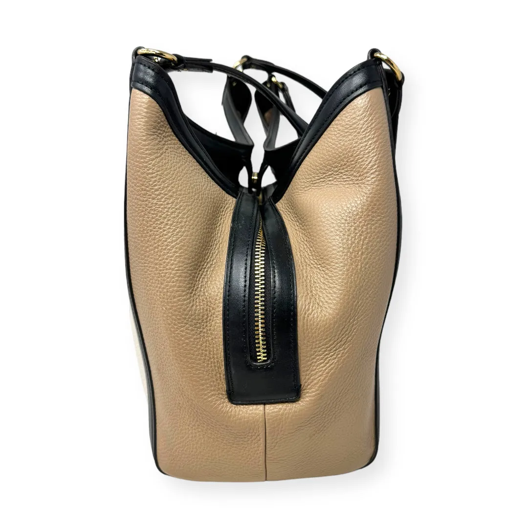 Kristy Leather Shoulder Bag in Colorblock By Coach  Size: Medium