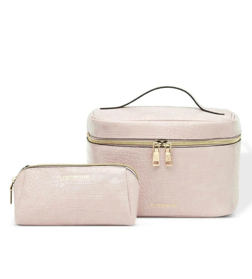 Madrid & Bonnie cosmetic Set Croc!  50% Off!