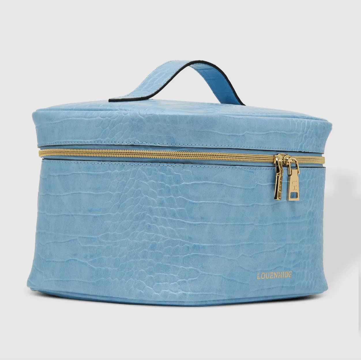 Madrid Bonnie Croc Cosmetic Set | Chambray