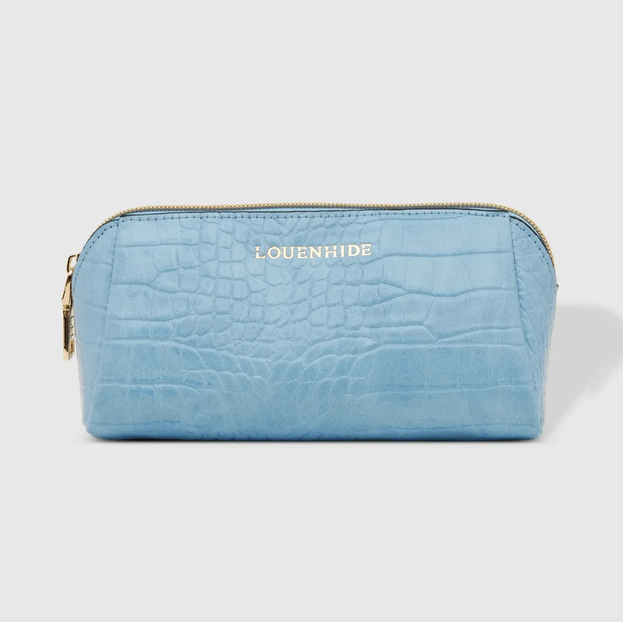 Madrid Bonnie Croc Cosmetic Set | Chambray