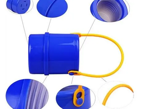 Multi-Purpose Foldable Umbrella Bucket