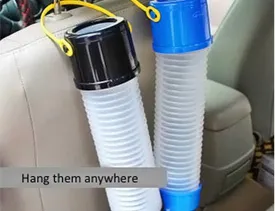 Multi-Purpose Foldable Umbrella Bucket