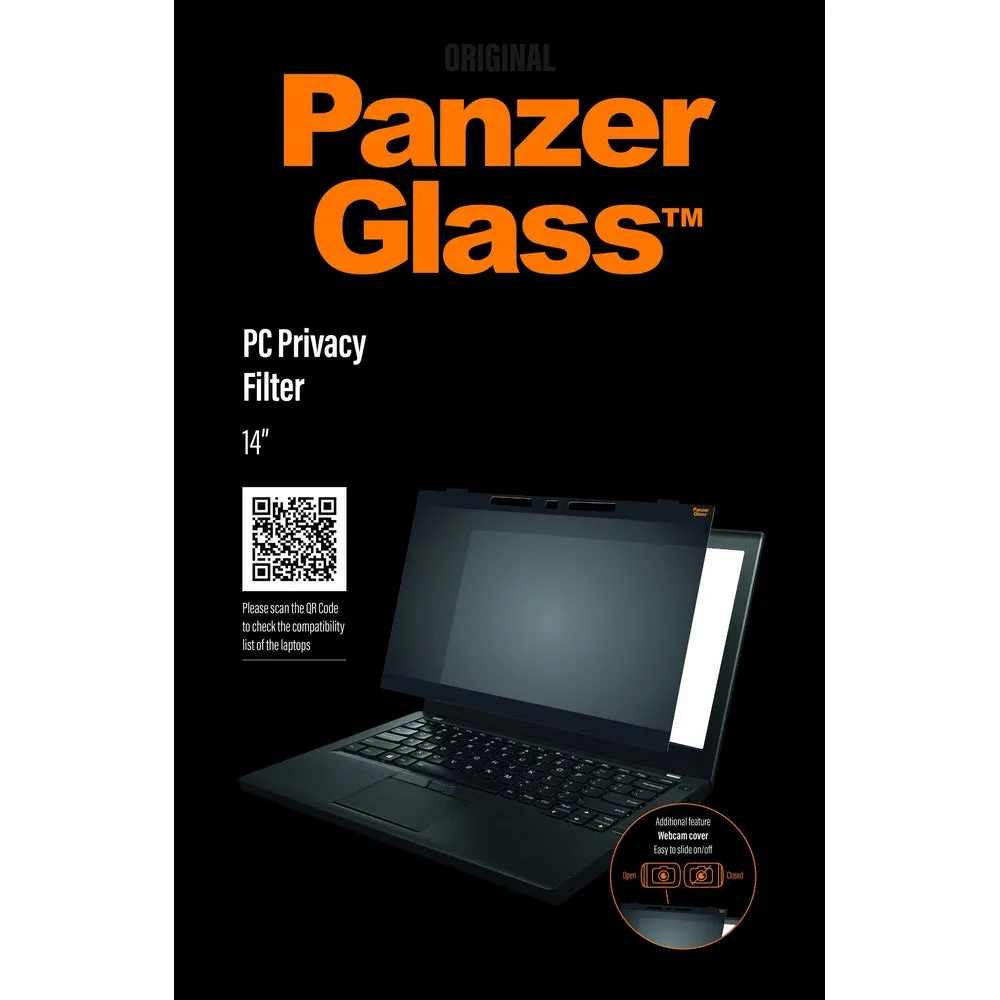 [OPEN BOX] PANZERGLASS Dual Privacy Screen Protector for 14   PC