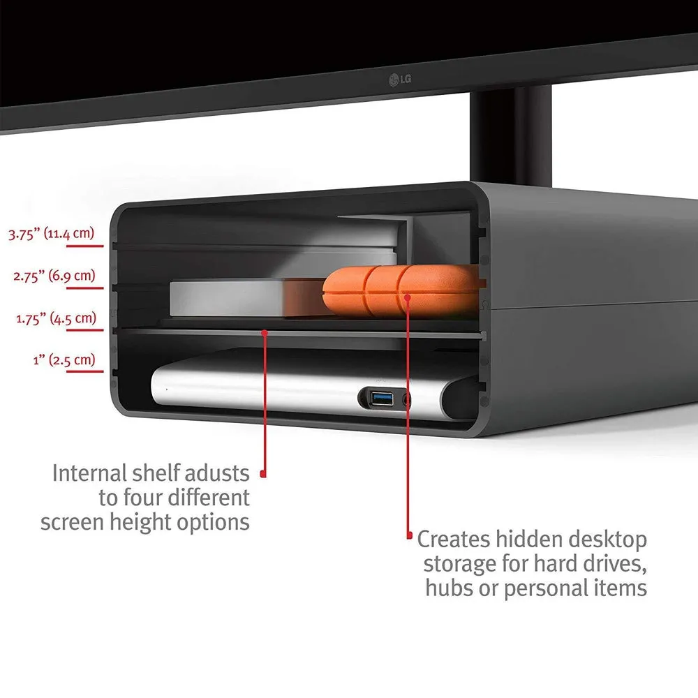 [OPEN BOX] TWELVE SOUTH HiRise Pro for iMac and Display Gunmetal