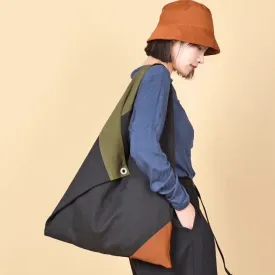 Origami Fold Utilitarian Nylon Bag