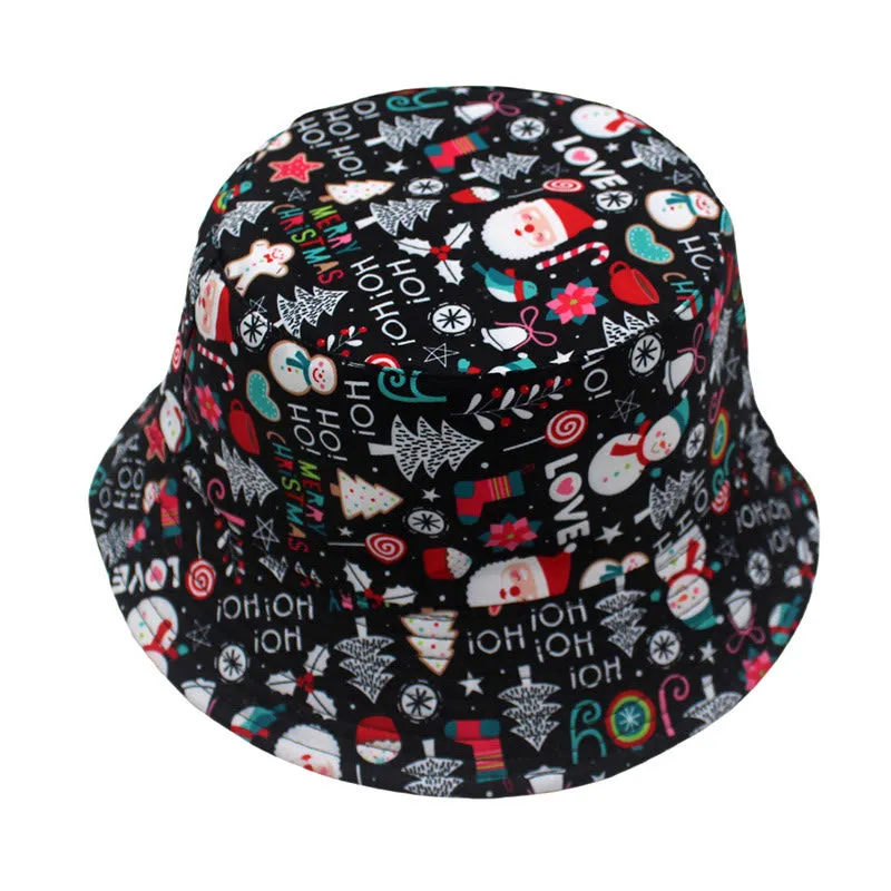Plus Size Christmas Elements Bucket Hat