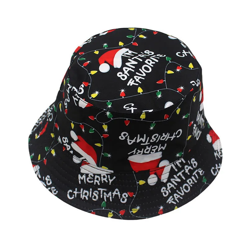 Plus Size Christmas Elements Bucket Hat