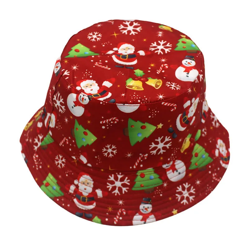 Plus Size Christmas Elements Bucket Hat