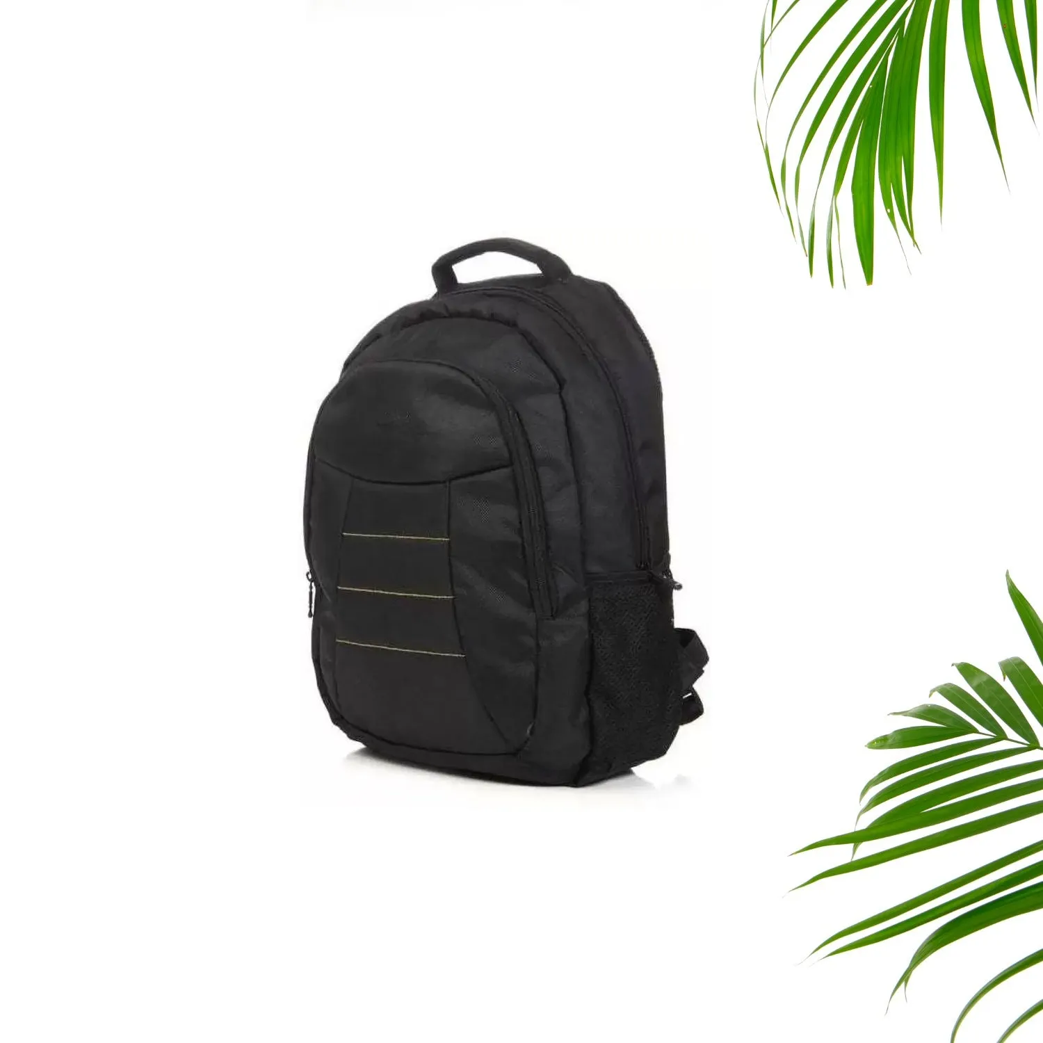 Polyester Black Laptop Bag for 15.6" Laptop (1 Pc)
